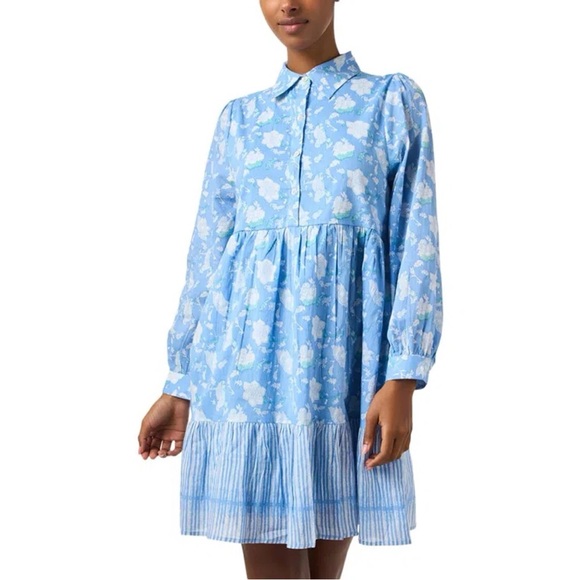 Ro’s Garden • NWT 100% Cotton Romy Mini Dress Cottagecore Made in India Large